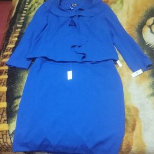 Emily Bright Cobalt Skirt Suit